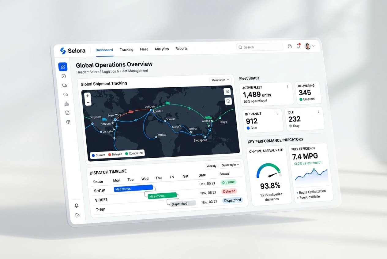 Logistics Fleet Platform preview